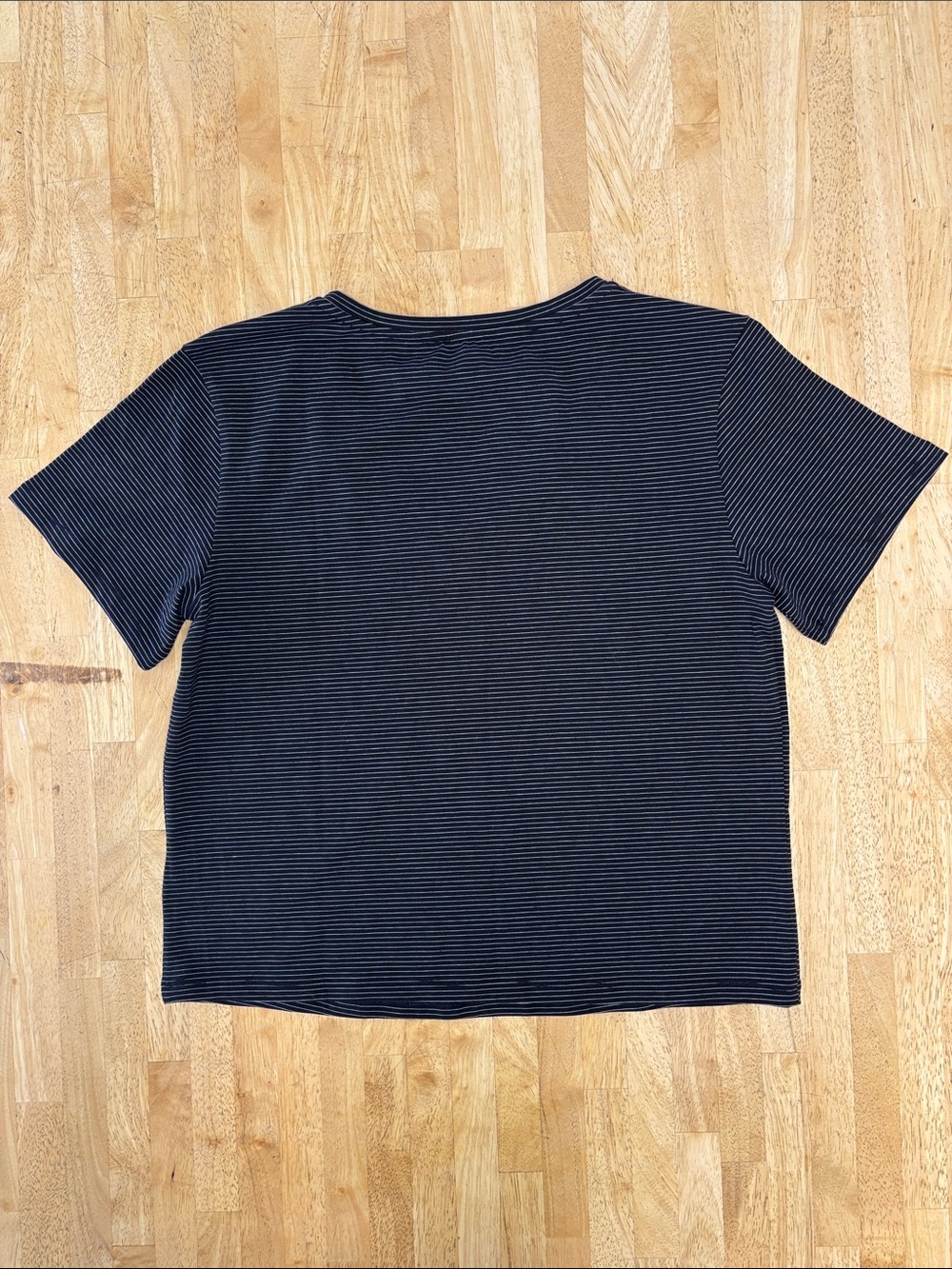 Athleta Striped Essential V-Neck Tee Supima Cotton XS NWT 413154 - Picture 6 of 6